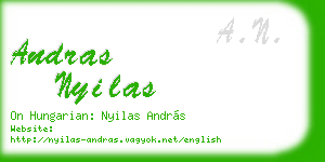 andras nyilas business card